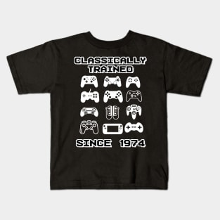 1974 Old School Video Game Theme Birthday Gift Men Women Kids T-Shirt